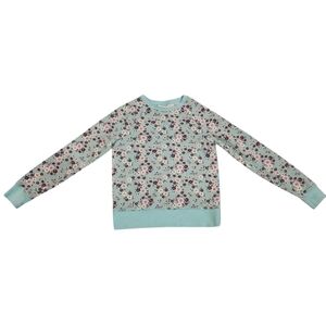 Athletic Works Girl Floral Printed Lightweight Long Sleeve Sweatshirt Size M 7-8